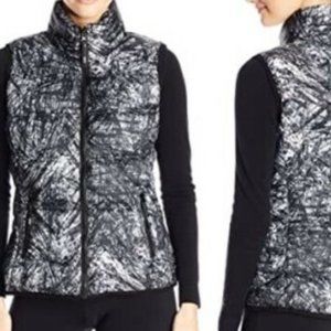 Andrew Marc Performance Black-White Puffer Vest M